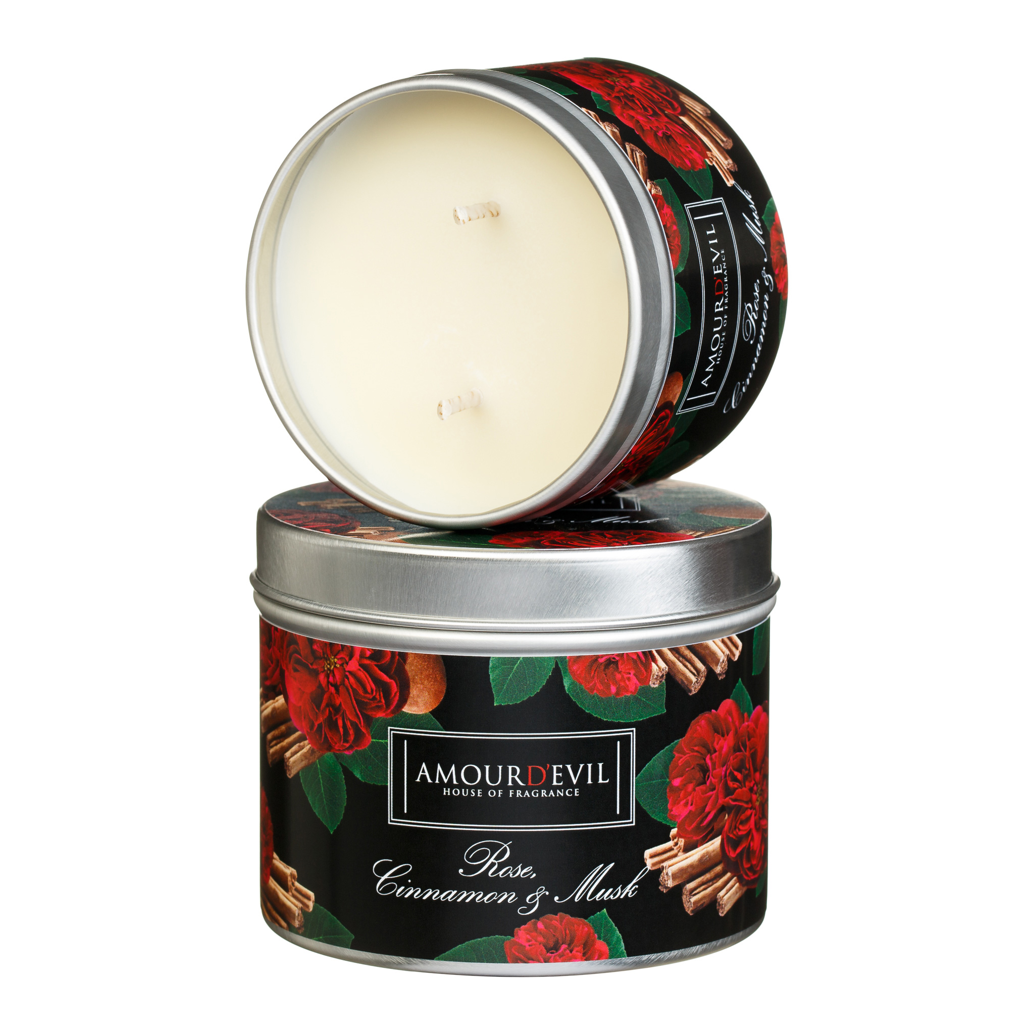 Candle "Rose, Cinnamon & Musk"